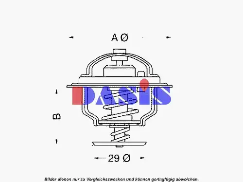 термостат, охладителна течност AKS DASIS 750375N