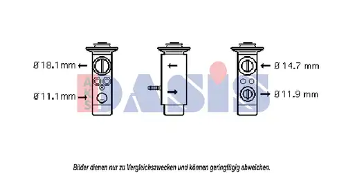 разширителен клапан, климатизация AKS DASIS 840107N