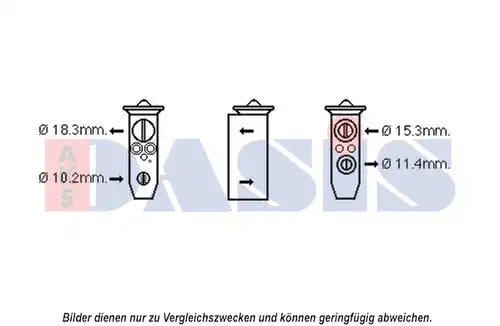 разширителен клапан, климатизация AKS DASIS 840188N