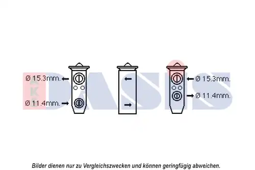 разширителен клапан, климатизация AKS DASIS 840192N