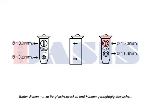 разширителен клапан, климатизация AKS DASIS 840193N