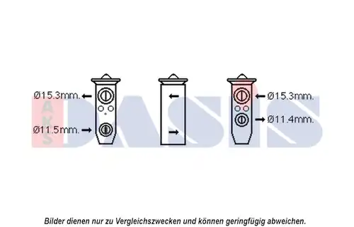 разширителен клапан, климатизация AKS DASIS 840194N
