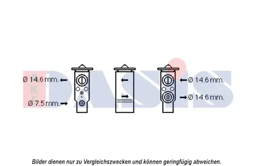 разширителен клапан, климатизация AKS DASIS 840195N