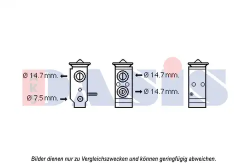 разширителен клапан, климатизация AKS DASIS 840196N