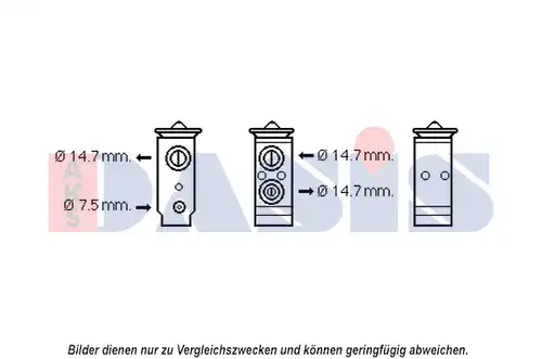 разширителен клапан, климатизация AKS DASIS 840201N