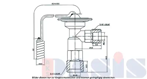 разширителен клапан, климатизация AKS DASIS 840370N