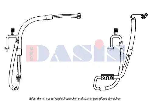 тръбопровод за високо налягане/вакуум, климатизация AKS DASIS 885877N