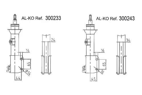 амортисьор AL-KO 300233