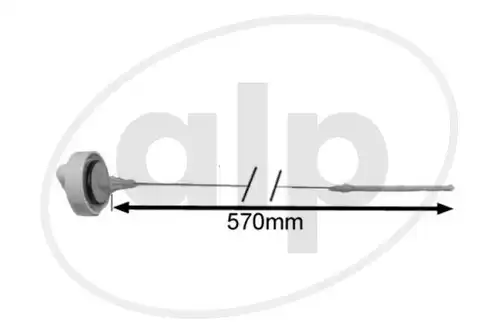 пръчка за измерване нивото на маслото alp ALP-006176