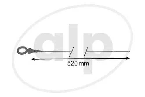 пръчка за измерване нивото на маслото alp ALP-007002