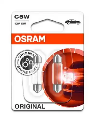 крушка с нагреваема жичка, светлини на рег. номер ams-OSRAM 6418-02B