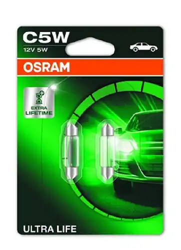 крушка с нагреваема жичка, светлини на рег. номер ams-OSRAM 6418ULT-02B