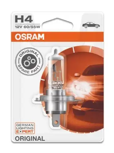 крушка с нагреваема жичка, фар за дълги светлини ams-OSRAM 64193-01B