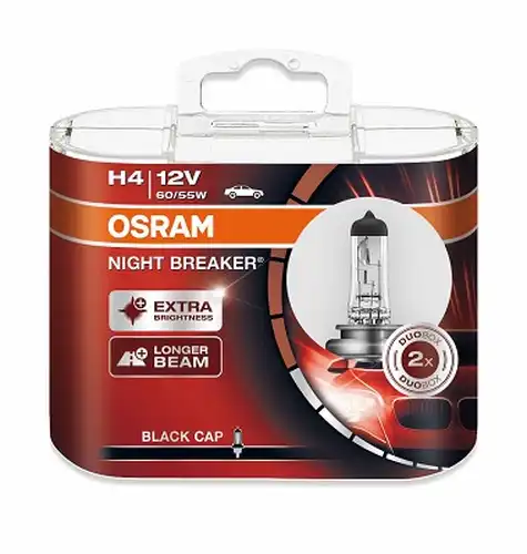 крушка с нагреваема жичка, фар за дълги светлини ams-OSRAM 64193NB-HCB