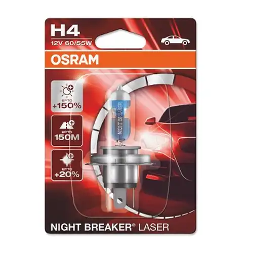 крушка с нагреваема жичка, фар за дълги светлини ams-OSRAM 64193NL-01B