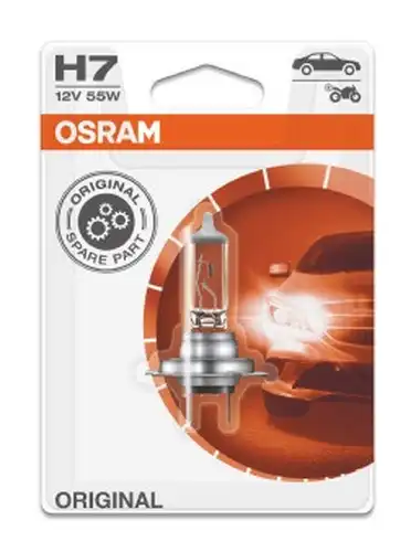 крушка с нагреваема жичка, фар за дълги светлини ams-OSRAM 64210-01B