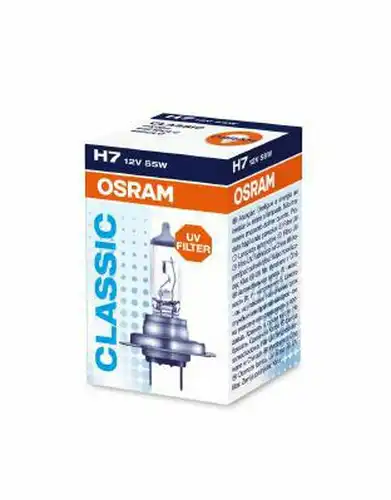 крушка с нагреваема жичка, фар за дълги светлини ams-OSRAM 64210CLC