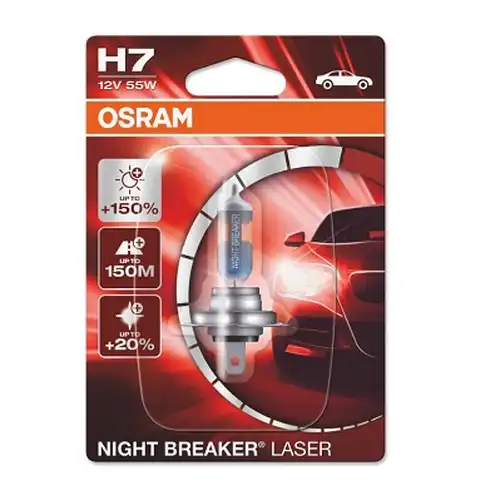 крушка с нагреваема жичка, фар за дълги светлини ams-OSRAM 64210NL-01B