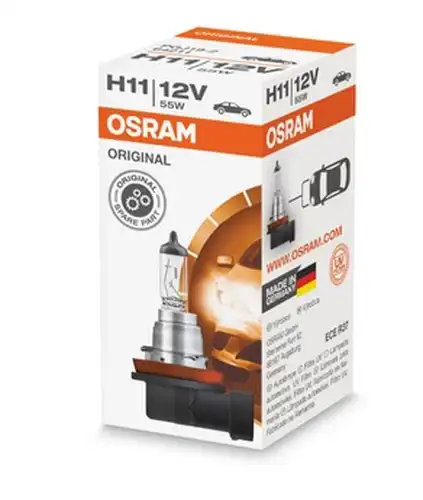 крушка с нагреваема жичка, фар за дълги светлини ams-OSRAM 64211