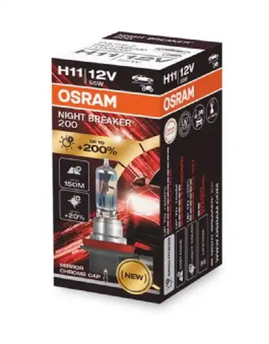 крушка с нагреваема жичка, фар за дълги светлини ams-OSRAM 64211NB200