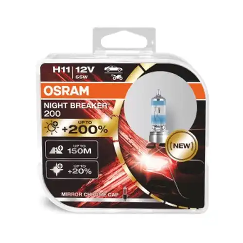 крушка с нагреваема жичка, фар за дълги светлини ams-OSRAM 64211NB200-HCB