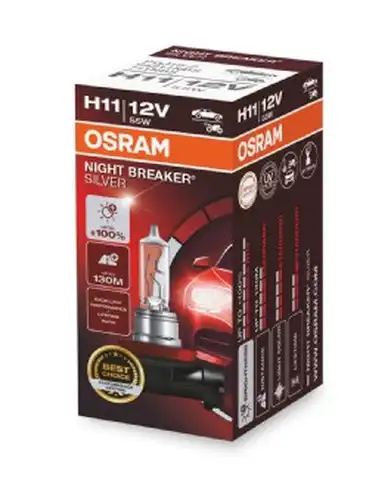 крушка с нагреваема жичка, фар за дълги светлини ams-OSRAM 64211NBS