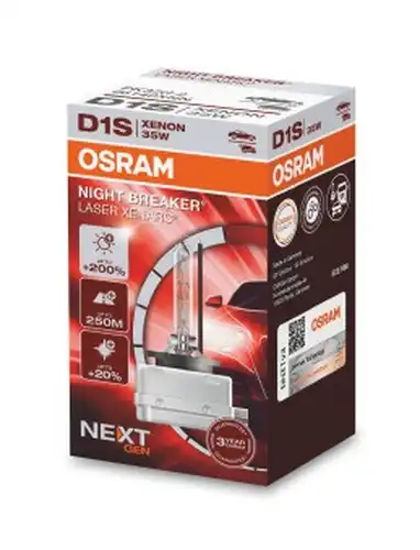 крушка с нагреваема жичка, фар за дълги светлини ams-OSRAM 66140XNN