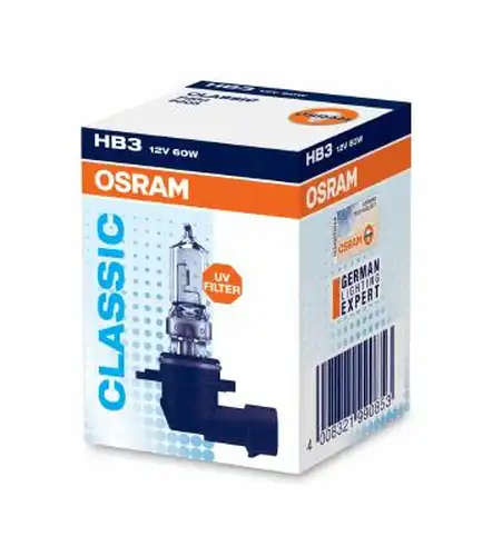 крушка с нагреваема жичка, фар за дълги светлини ams-OSRAM 9005