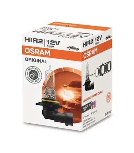 крушка с нагреваема жичка, фар за дълги светлини ams-OSRAM 9012