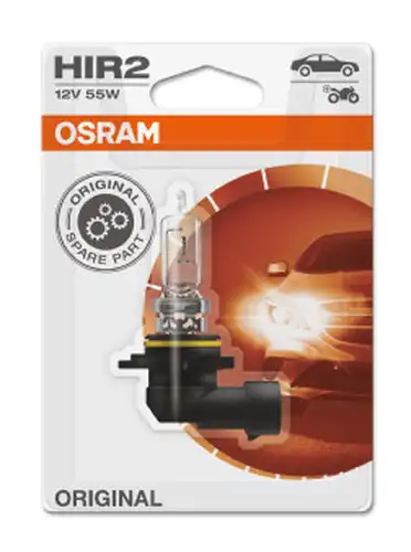 крушка с нагреваема жичка, фар за дълги светлини ams-OSRAM 9012-01B