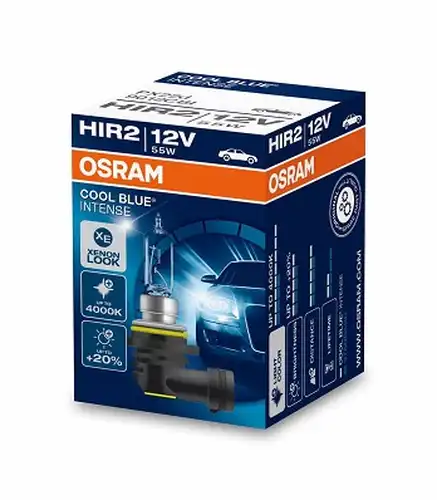 крушка с нагреваема жичка, фар за дълги светлини ams-OSRAM 9012CBI