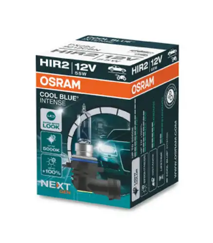 крушка с нагреваема жичка, фар за дълги светлини ams-OSRAM 9012CBN