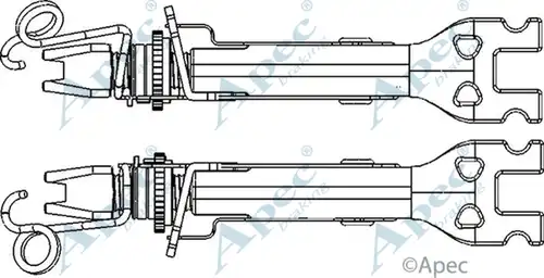 регулатор на щанги, спирачна система APEC ADB3005