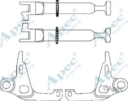 регулатор на щанги, спирачна система APEC ADB3009