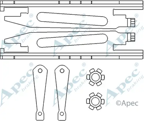 регулатор на щанги, спирачна система APEC ADB3011