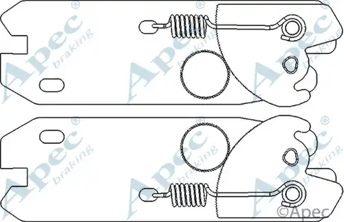 регулатор на щанги, спирачна система APEC ADB3014