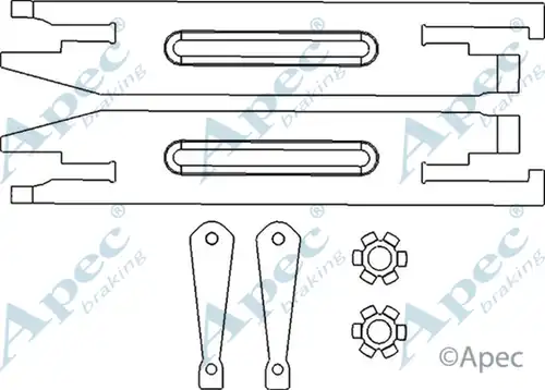 регулатор на щанги, спирачна система APEC ADB3016