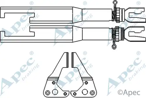 регулатор на щанги, спирачна система APEC ADB3020