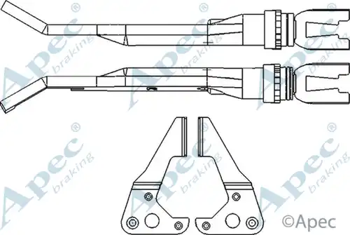 регулатор на щанги, спирачна система APEC ADB3024
