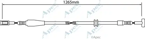 жило за ръчна спирачка APEC CAB1242