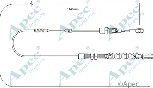 жило за ръчна спирачка APEC CAB1258
