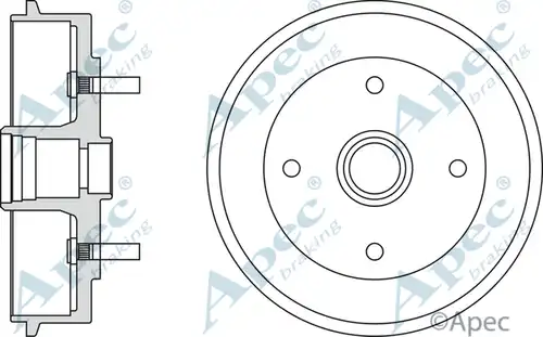 спирачен барабан APEC DRM9122