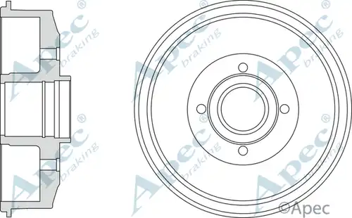 спирачен барабан APEC DRM9209