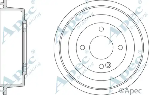 спирачен барабан APEC DRM9210