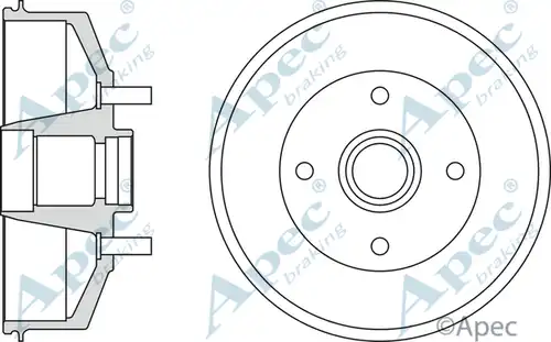 спирачен барабан APEC DRM9514