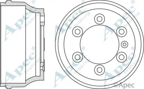 спирачен барабан APEC DRM9901
