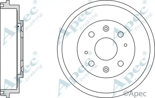 спирачен барабан APEC DRM9938
