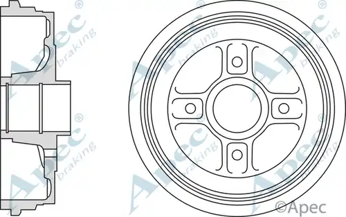 спирачен барабан APEC DRM9994