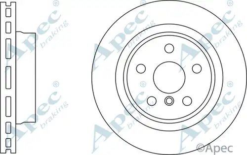 спирачен диск APEC DSK3169