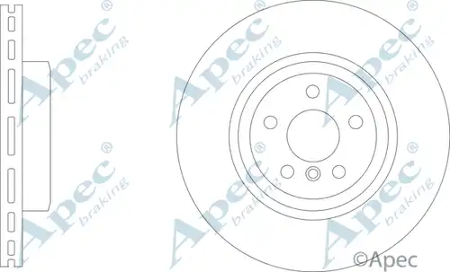 спирачен диск APEC DSK3319